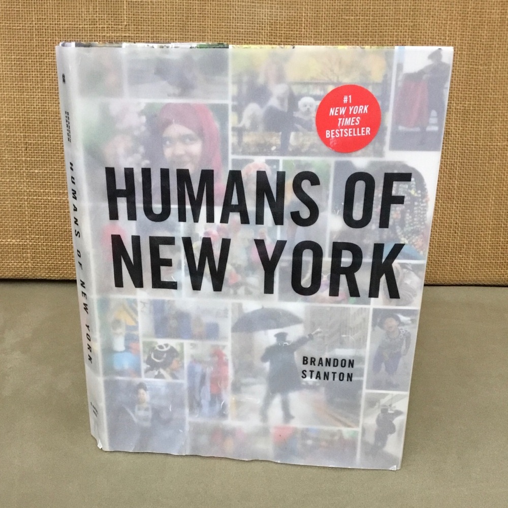Humans of New York by Brandon Stanton – Hardcover Photo Book, White Cover